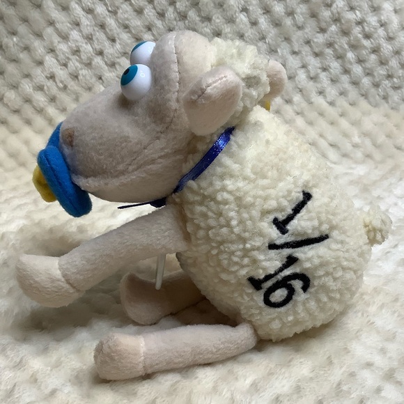 Serta Sleep Number 1/16 Counting Sheep Plush Baby Lamb w Pacifier and Tags - Picture 5 of 16